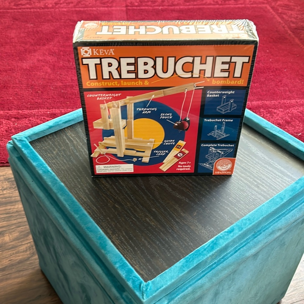 Kids wood DIY trebuchet